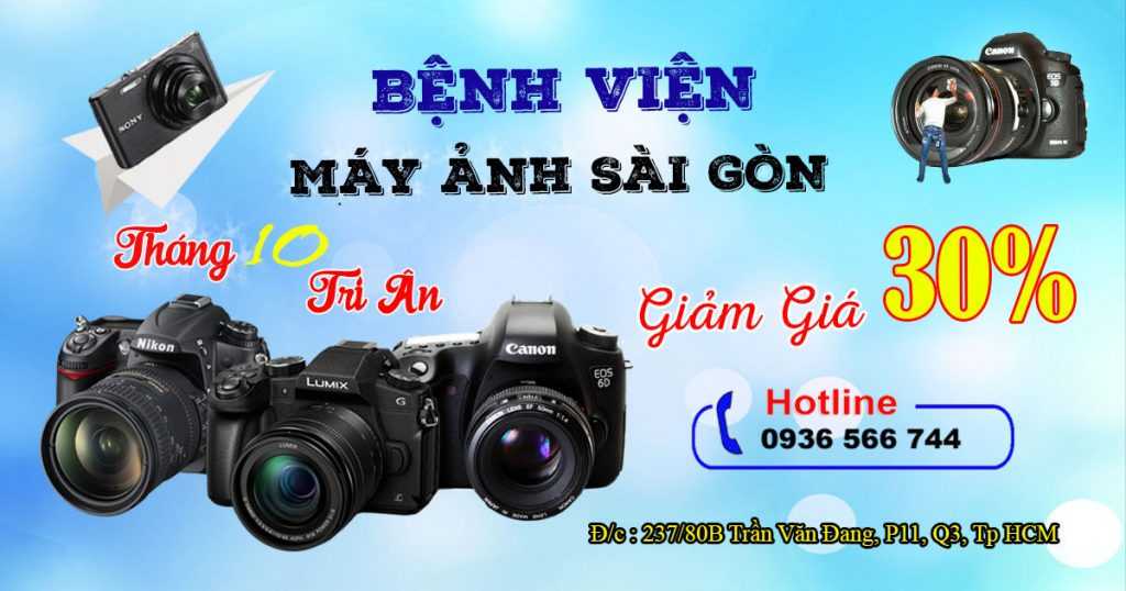 Sửa máy ảnh - Bệnh viện máy ảnh Sài Gòn